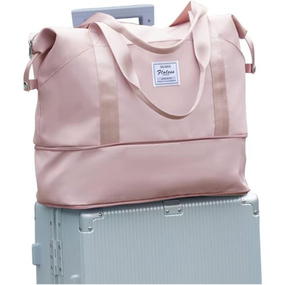 Travel Duffel Bag, Sports Tote Gym Bag, Shoulder Weekender Overnight Bag